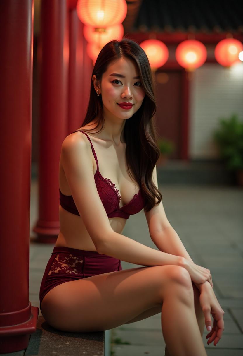 电影中人物走进车库的画面